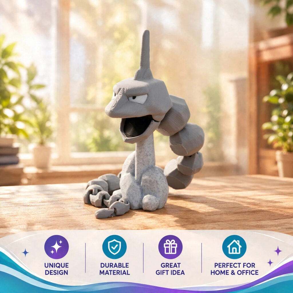 Articulated Onix - 3D Printed Flexi Toy