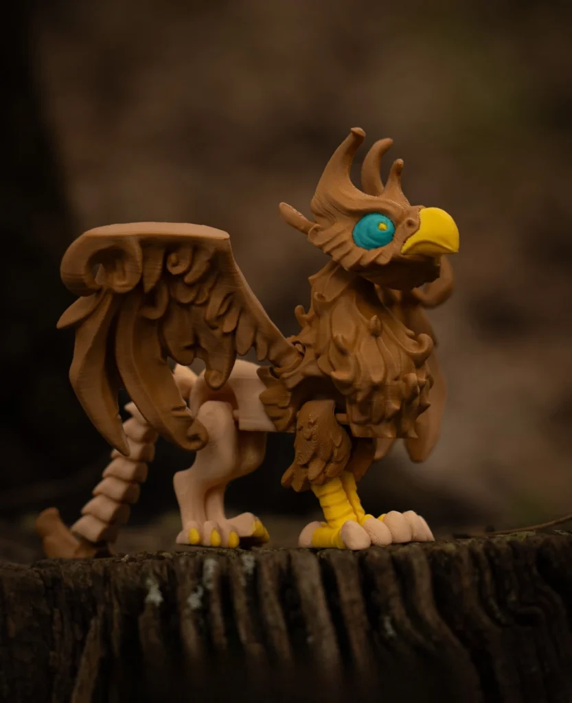 Articulated Griffin - 3D Printed Flexi Toy